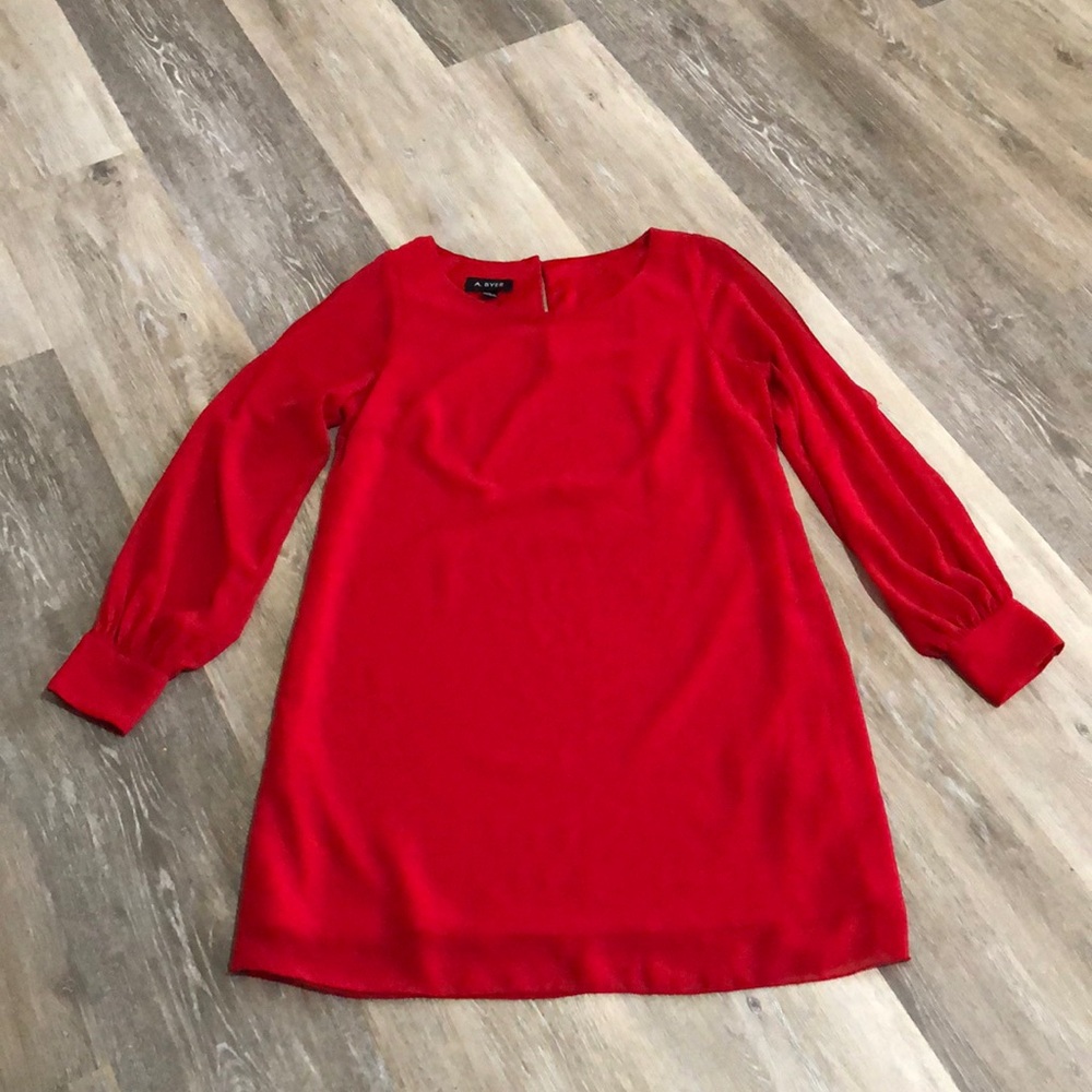 A. Byer Red Dress